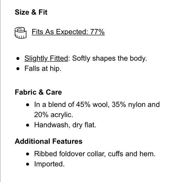 L.L. Bean heritage sweater, cable, pull over - Picture 5 of 5